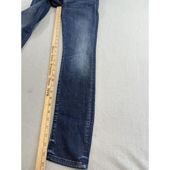 Mother Jeans Womens Size 27 Blue Denim The Looker in Deja Vu USA Made Skinny - Picture 4 of 15